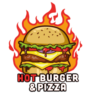 Hot Burger & Pizza Logo